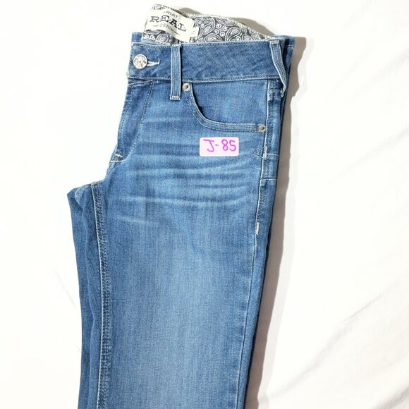 Ariat Womens Real Denim Bootcut Jeans Size 27L Medium Wash Stretch Casual - Picture 14 of 14